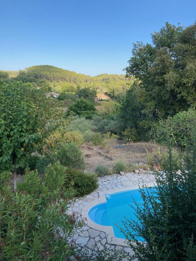 La Parenthese Du Var - Gite Avec Grande Terrasse Vue Sur Piscine Saint-Antonin-du-Var Eksteriør bilde